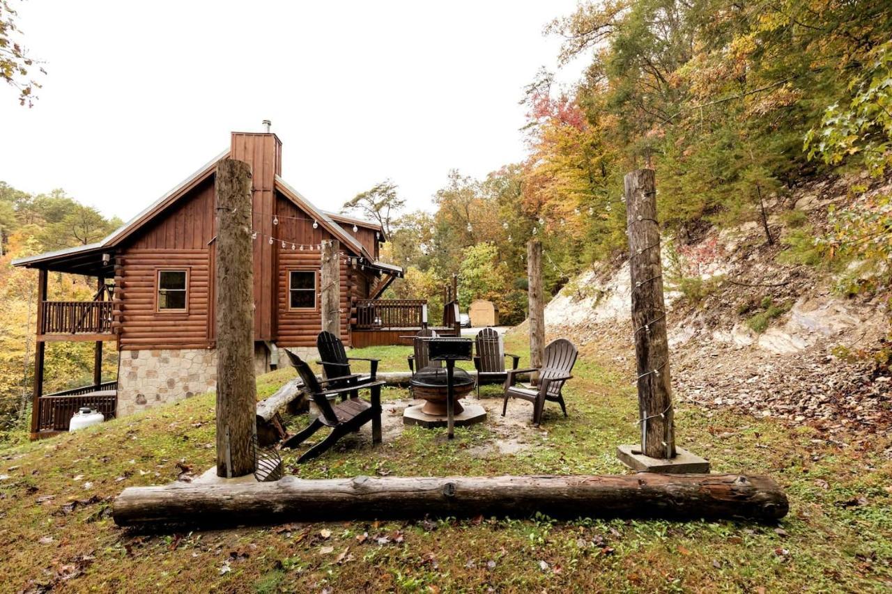 Smoky Mtn Hideaway - Cabin W/ Hot Tub & Pool Table Villa Сивиървил Екстериор снимка